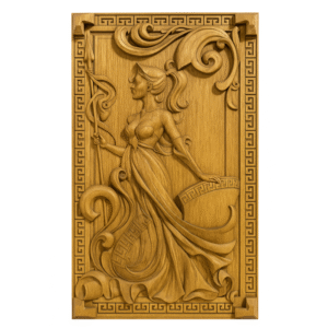 Laser cut game cover - lady