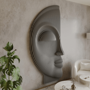 Parametric Face wall design.