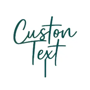 Cake Topper - example for custom text.